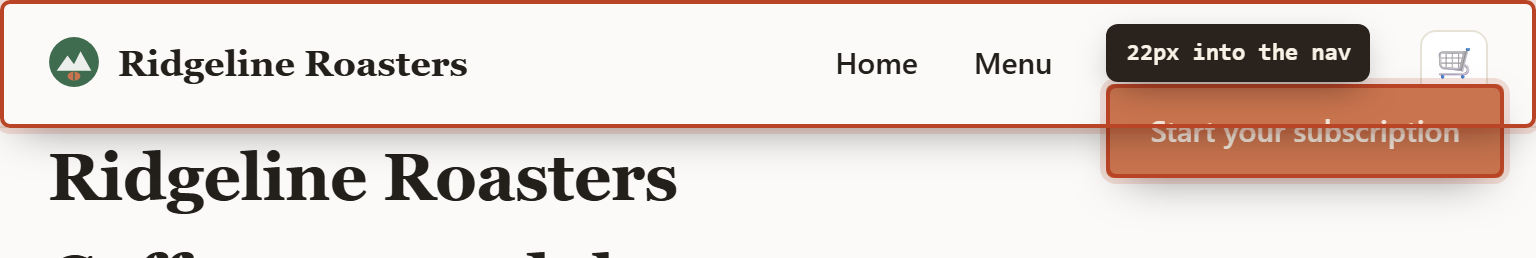 A real Site Check annotated finding